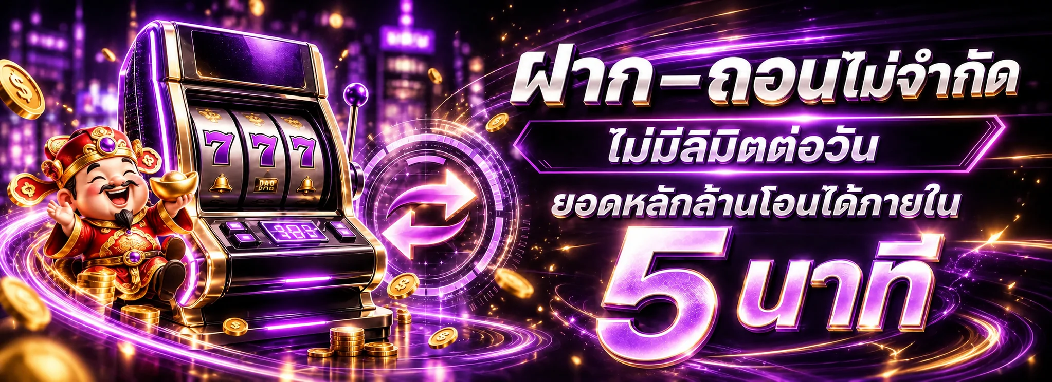 ภาพอธิบายบริการฝากถอน GOLDPOINTS และการตรวจรายการ